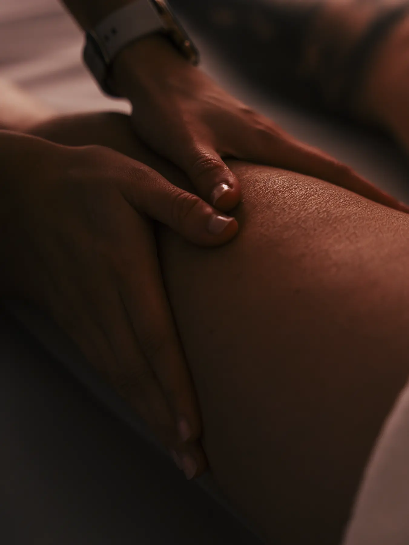 Sessão de terapia manual
